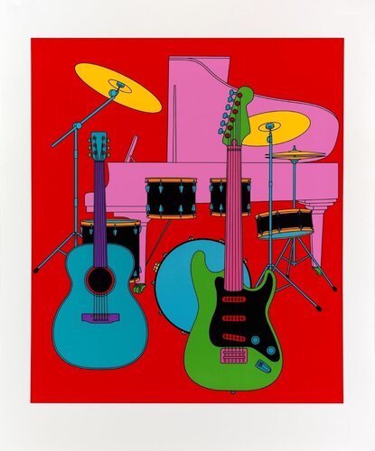 Rock (from Music) van Michael Craig-Martin, Afdruk te koop op Singulart