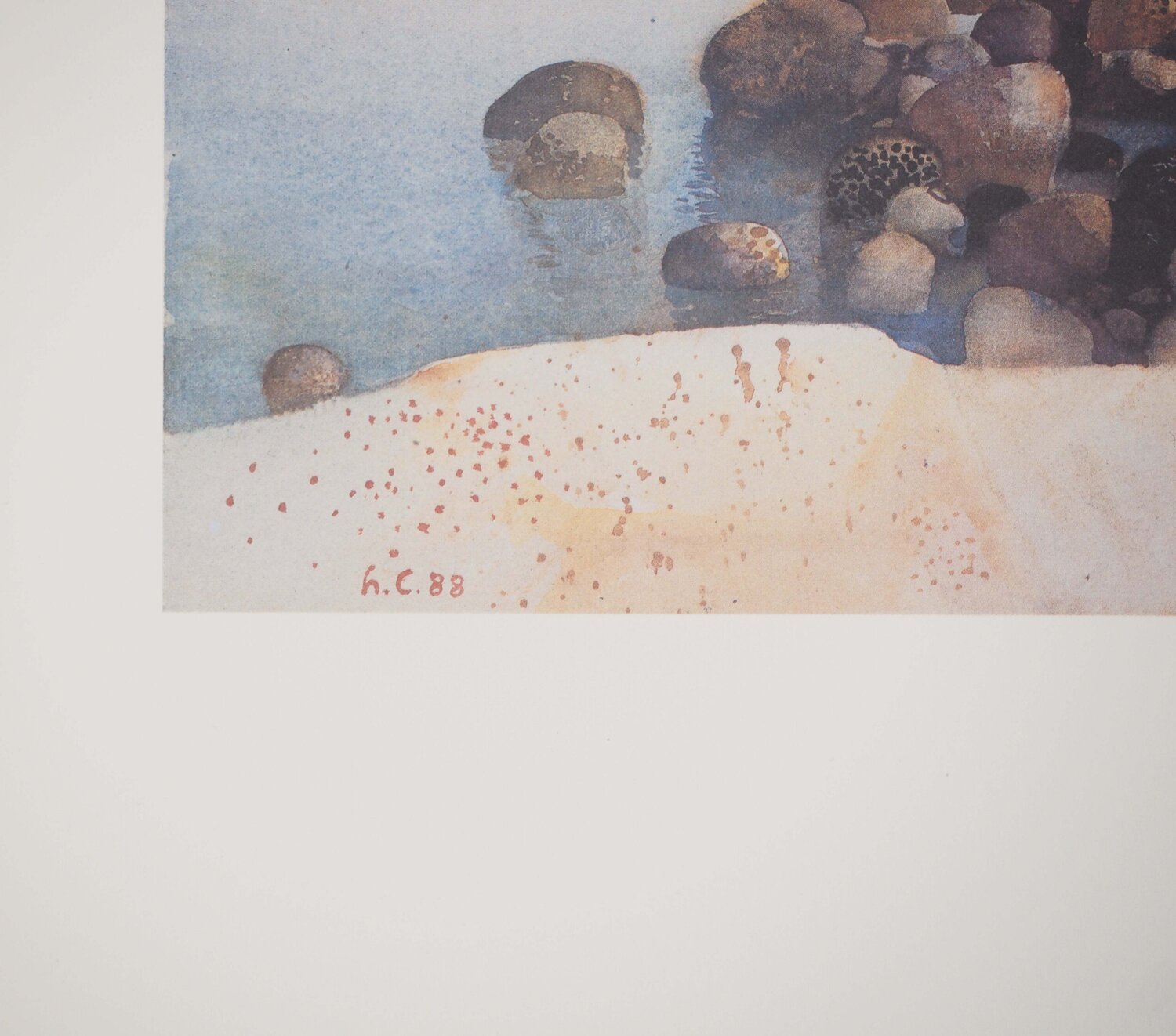 Plage en Bretagne Leonardo Cremonini Stampa in vendita