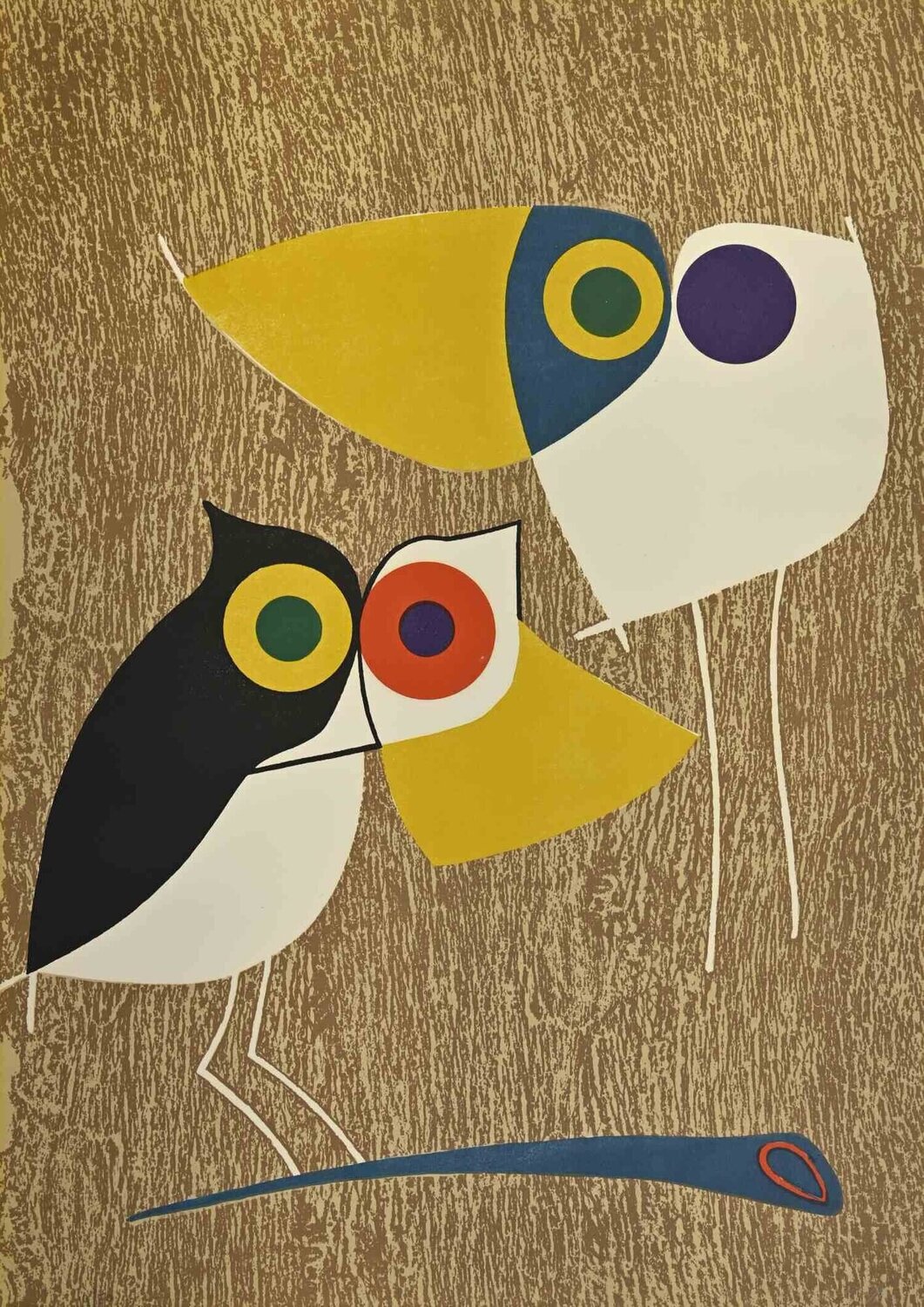 Owl Roberto Crippa Print for sale