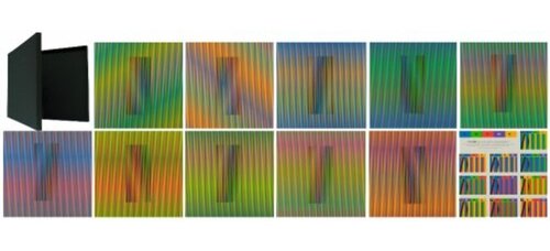 Inducción Cromática a doble frecuencia, 2013 by Carlos Cruz-Diez, Print for Sale on Singulart