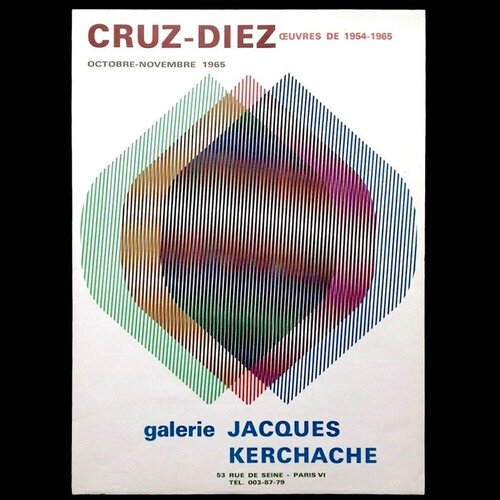 Galerie Jacques Kerchache by Carlos Cruz-Diez, Print for Sale on Singulart
