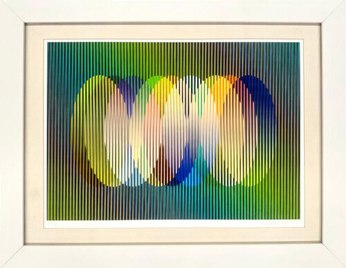 Oval 2 by Carlos Cruz-Diez, 인쇄 for Sale on Singulart