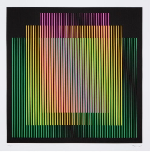 Portfolio Couleur Additive Germania von Carlos Cruz-Diez, Druck kaufen auf Singulart