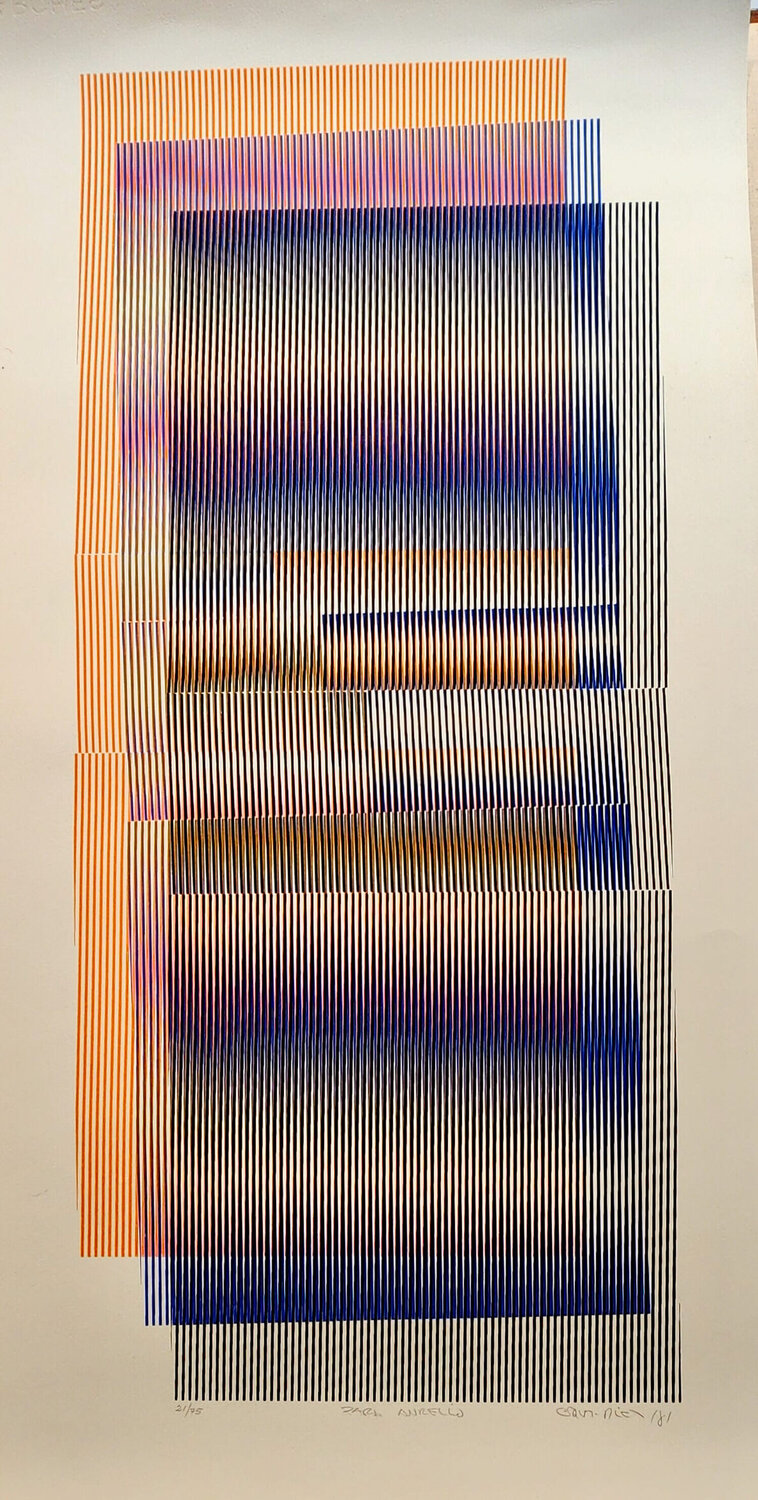 Sin titulo 1981 Carlos Cruz-Diez