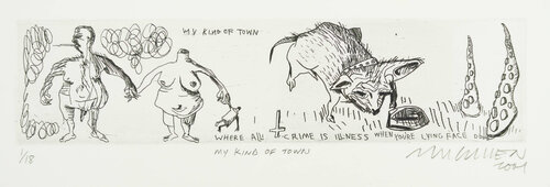 My Kind of Town  von Adam Cullen, Druck kaufen auf Singulart