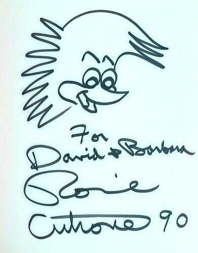 Original bird drawing (hand signed and inscribed by Ronnie Cutrone) di Ronnie Cutrone, Opera su carta in vendita su Singulart
