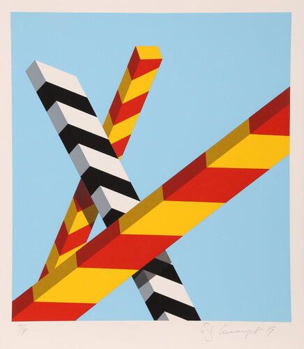 Sky Bars by Allan D'Arcangelo, Print for Sale on Singulart