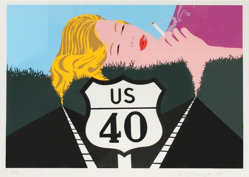 Smoke Dreams di Allan D'Arcangelo, Stampa in vendita su Singulart