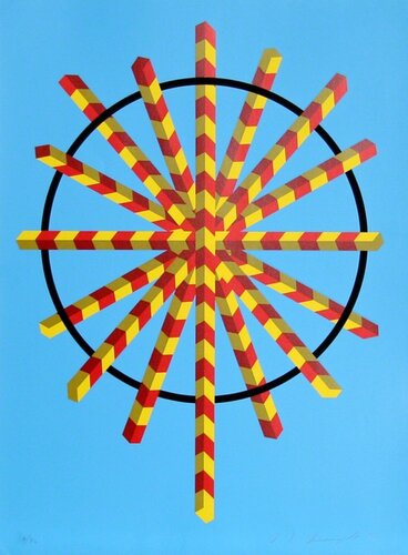 Yield from Homage to Picasso di Allan D'Arcangelo, Stampa in vendita su Singulart