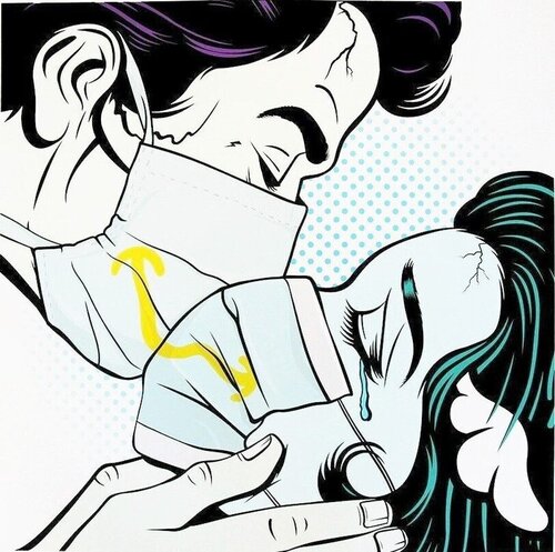 Romance by D*Face, Print for Sale on Singulart
