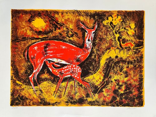Deer von Leonardo da Vinci, Druck kaufen auf Singulart