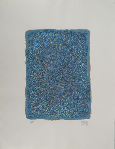 Composition bleue van Danhôo, Afdruk te koop op Singulart