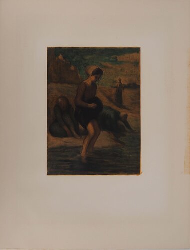 Baignade dans le lac, by Honoré Daumier, Print for Sale on Singulart