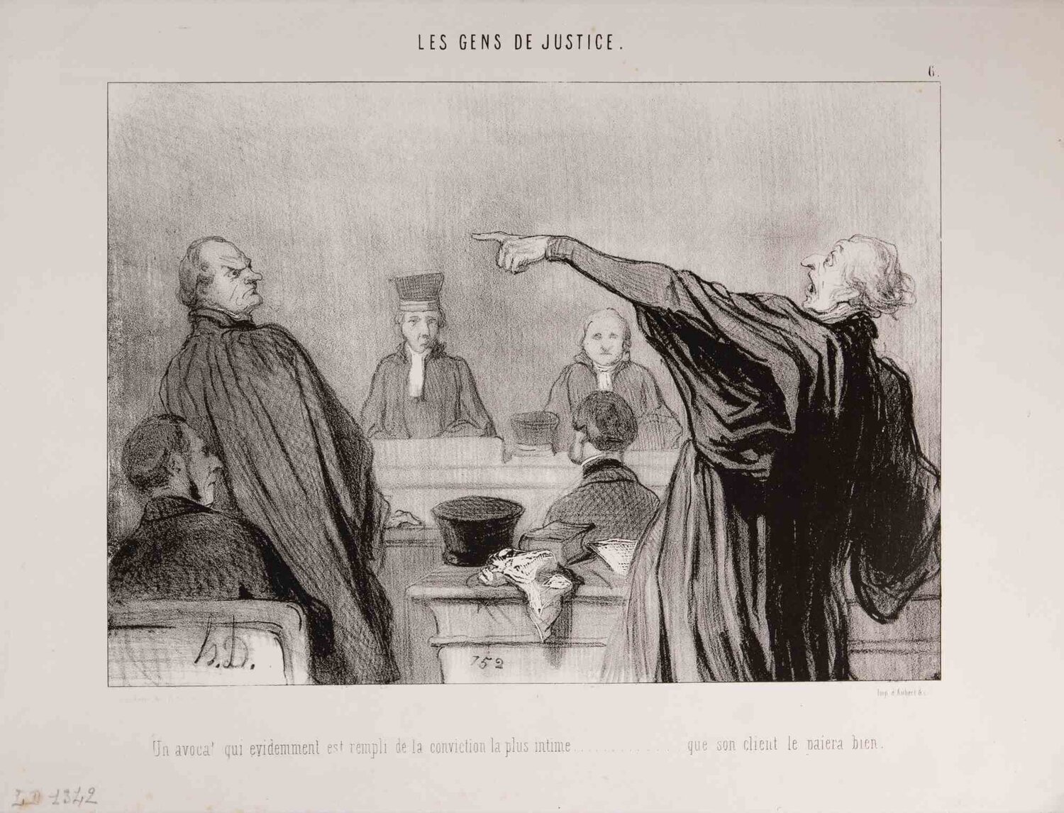 Les Gens de Justice Honoré Daumier