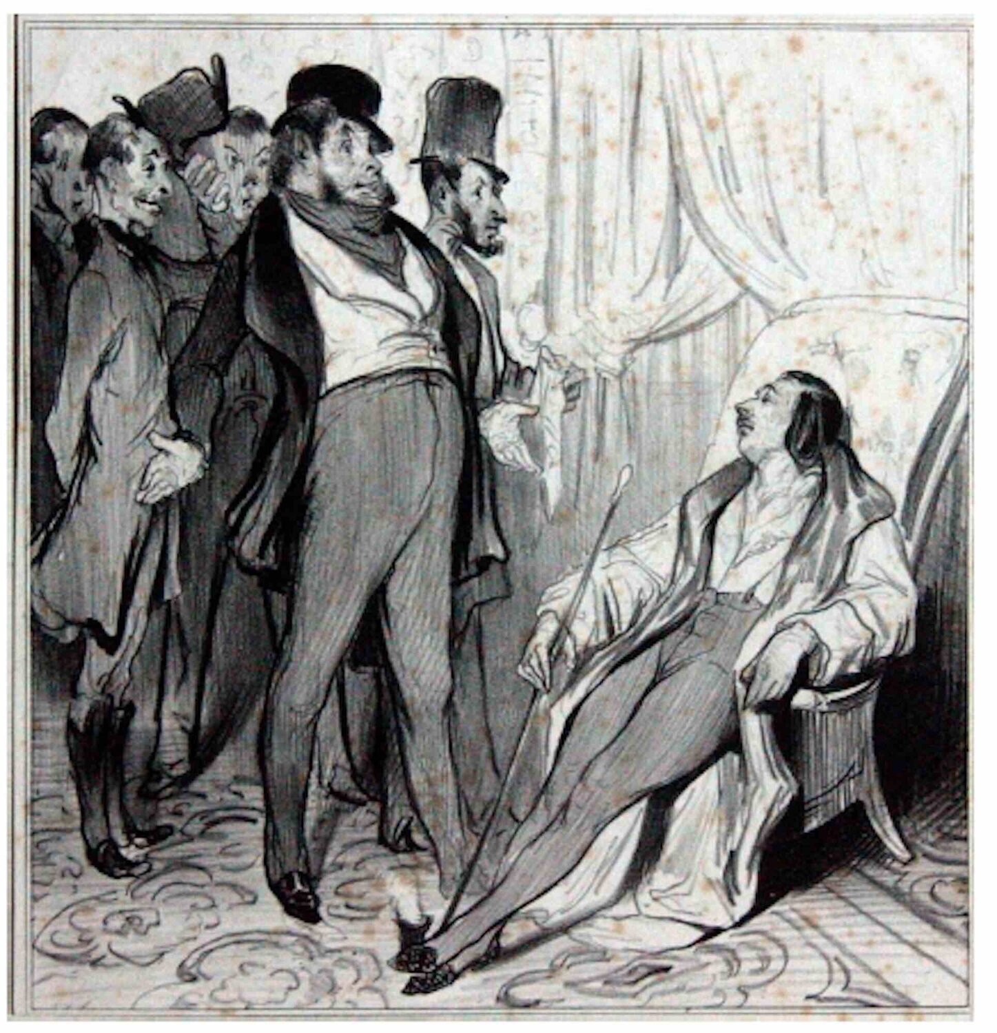Exploitation de l'Amitié Honoré Daumier