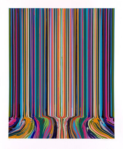 Centre van Ian Davenport, Afdruk te koop op Singulart