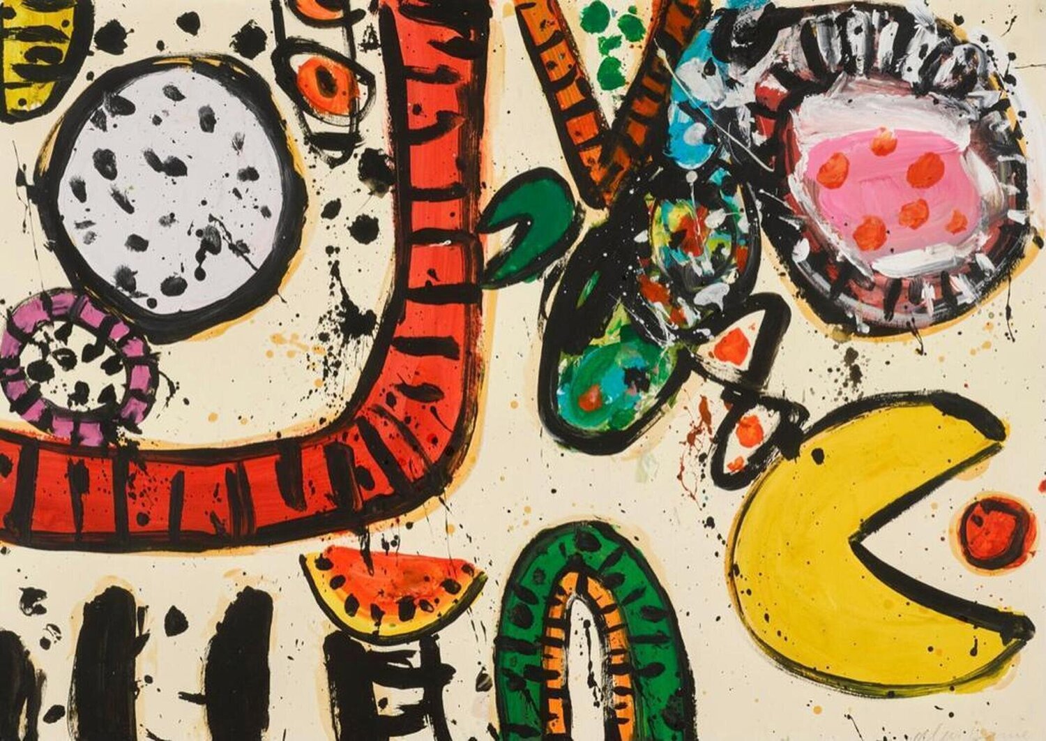 Untitled Alan Davie Dipinto originale in vendita