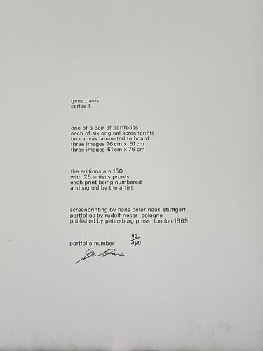 inside of box par Gene Davis, Édition en vente sur Singulart