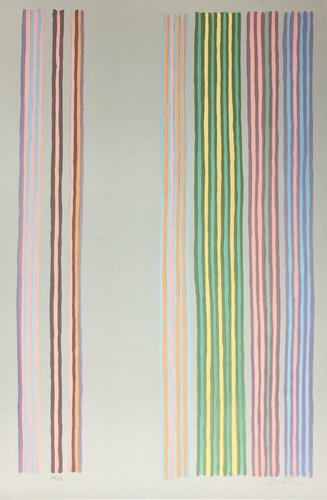 Royal Curtain, 1980 par Gene Davis, Édition en vente sur Singulart