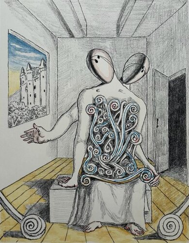 Gli amici orientali by Giorgio de Chirico, 인쇄 for Sale on Singulart