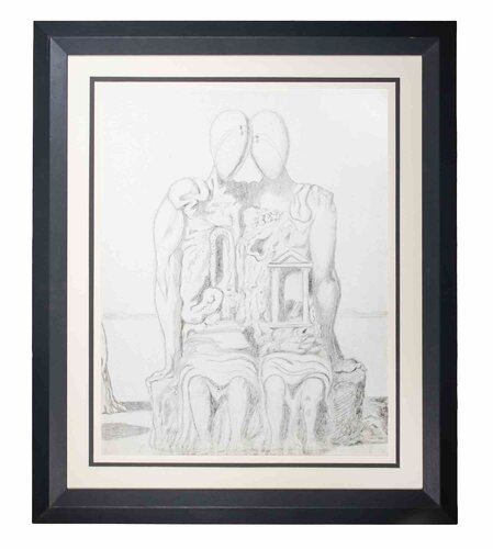 The Archaeologists by Giorgio de Chirico, 종이 for Sale on Singulart