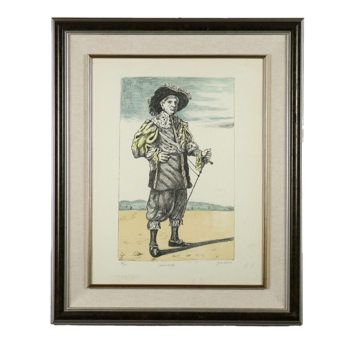 Autoritratto Giorgio de Chirico Stampa in vendita
