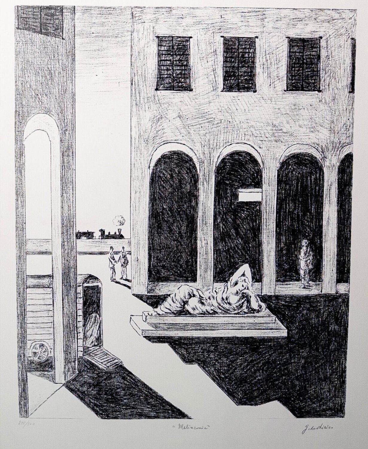 Malinconia Giorgio de Chirico Print for sale