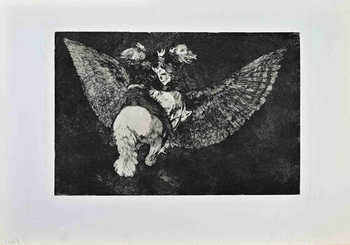 Disparate Volante von Francisco de Goya, Druck kaufen auf Singulart