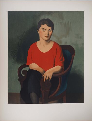 Femme en rouge van Roger de la Fresnaye, Afdruk te koop op Singulart