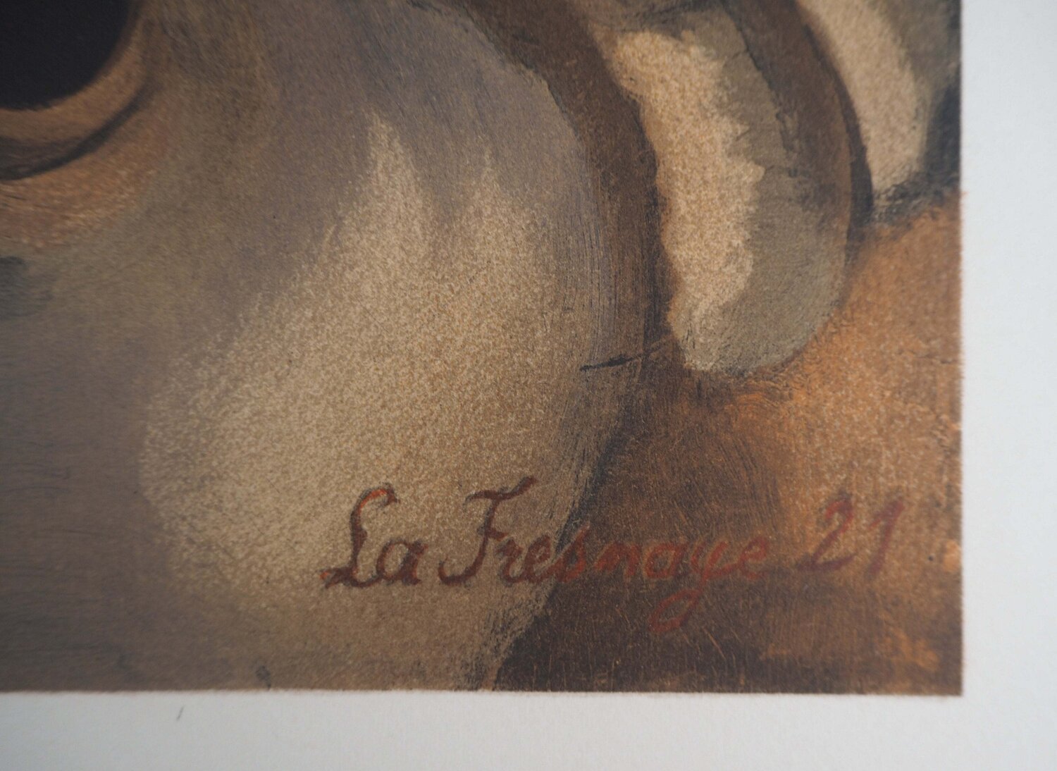Homme au boeuf Roger de la Fresnaye Druck zu verkaufen