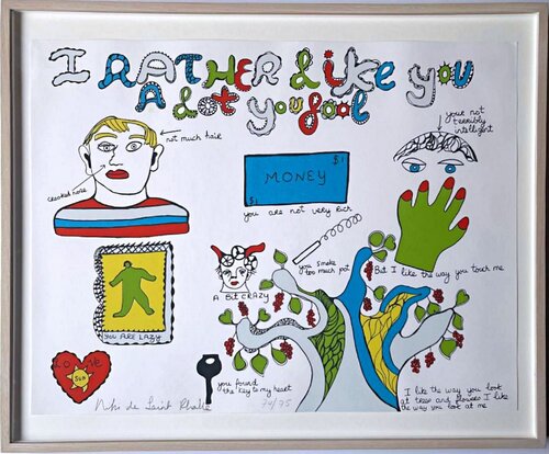 I Rather Like You A Lot You Fool by Niki de Saint Phalle, Print for Sale on Singulart