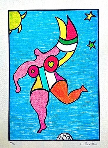 Nana Rainbow by Niki de Saint Phalle, Print for Sale on Singulart
