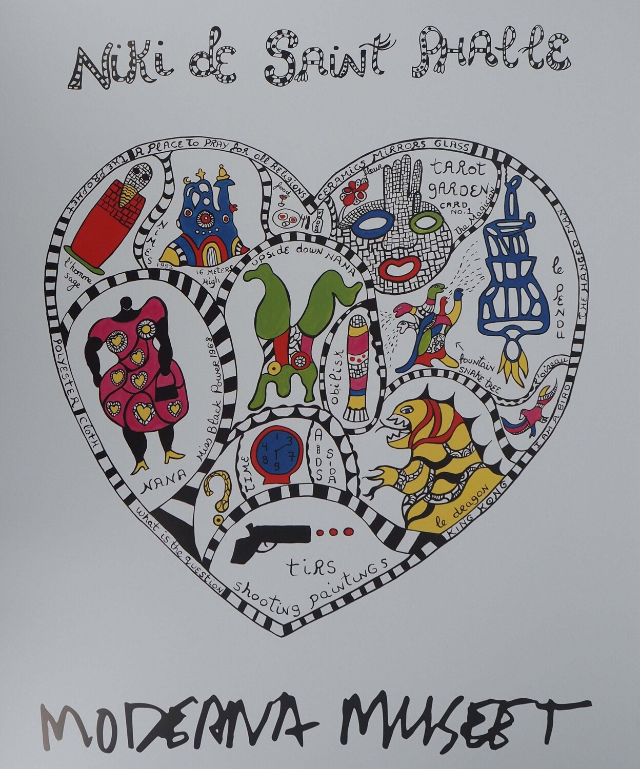 Le tarot dans le coeur Niki de Saint Phalle Druck zu verkaufen