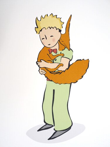 Le Petit Prince accueille le renard by Antoine de Saint-Exupéry, Print for Sale on Singulart