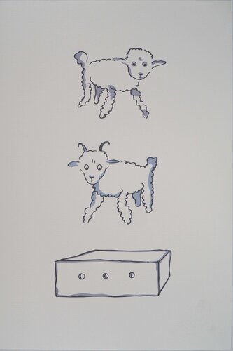 Le Petit Prince, Dessine moi un mouton, Lithographie von Antoine de Saint-Exupéry, Druck kaufen auf Singulart