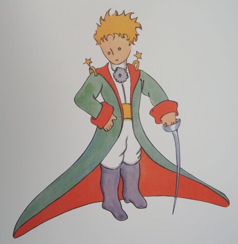 Le Petit Prince en grand manteau by Antoine de Saint-Exupéry, Print for Sale on Singulart