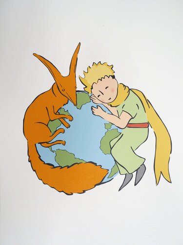 Ecologie : Le Petit Prince veille sur la Terre by Antoine de Saint-Exupéry, Print for Sale on Singulart