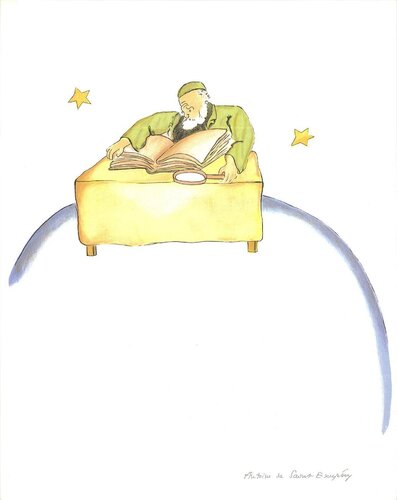 The Geographer  by Antoine de Saint-Exupéry, Print for Sale on Singulart