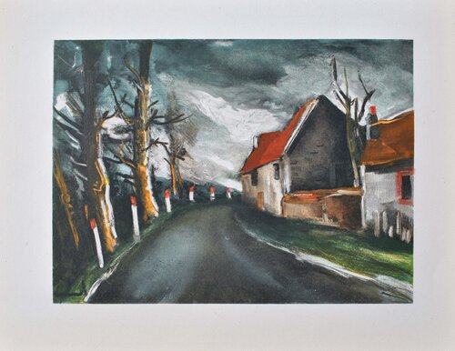 La route de Longny van Maurice de Vlaminck, Afdruk te koop op Singulart