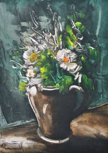 Fleurs au pot de grés van Maurice de Vlaminck, Afdruk te koop op Singulart