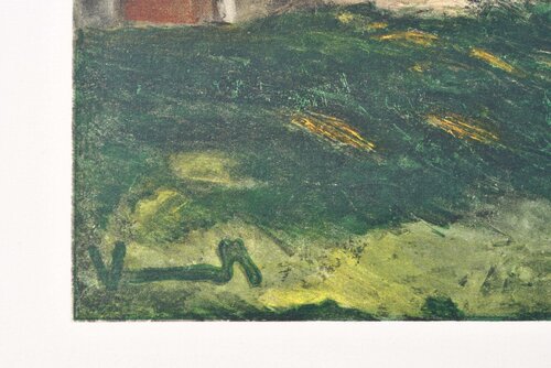 La maison dans la plaine di Maurice de Vlaminck, Stampa in vendita su Singulart
