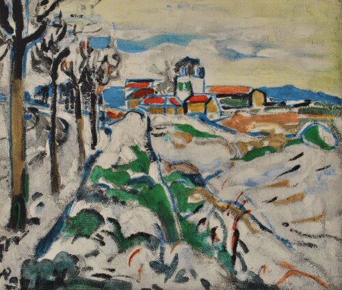 Les coteaux de Chatou by Maurice de Vlaminck, Print for Sale on Singulart