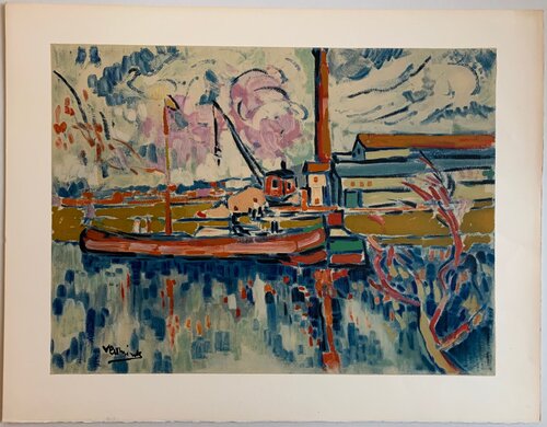 Paysage a Chatou, 1906 von Maurice de Vlaminck, Druck kaufen auf Singulart