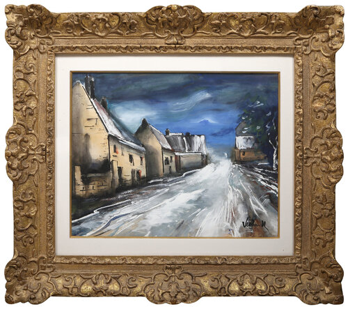 Route de Village de Maurice de Vlaminck, Obra en papel a la venta en Singulart