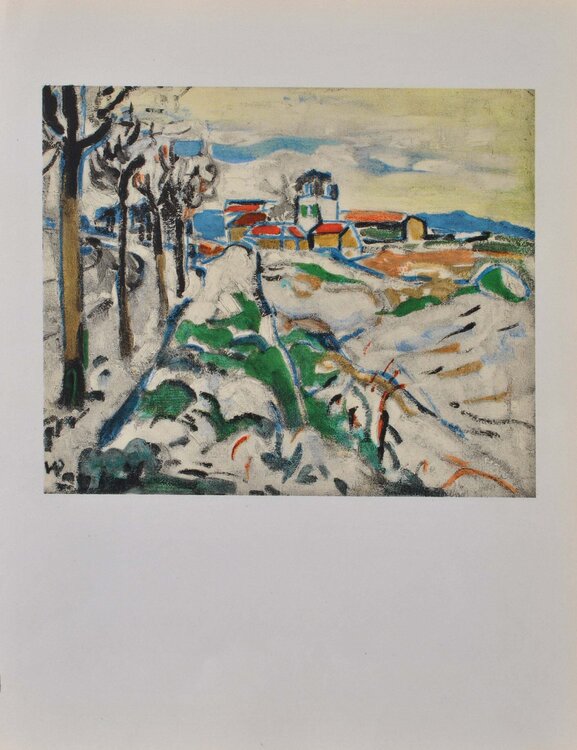 Les coteaux de Chatou Maurice de Vlaminck