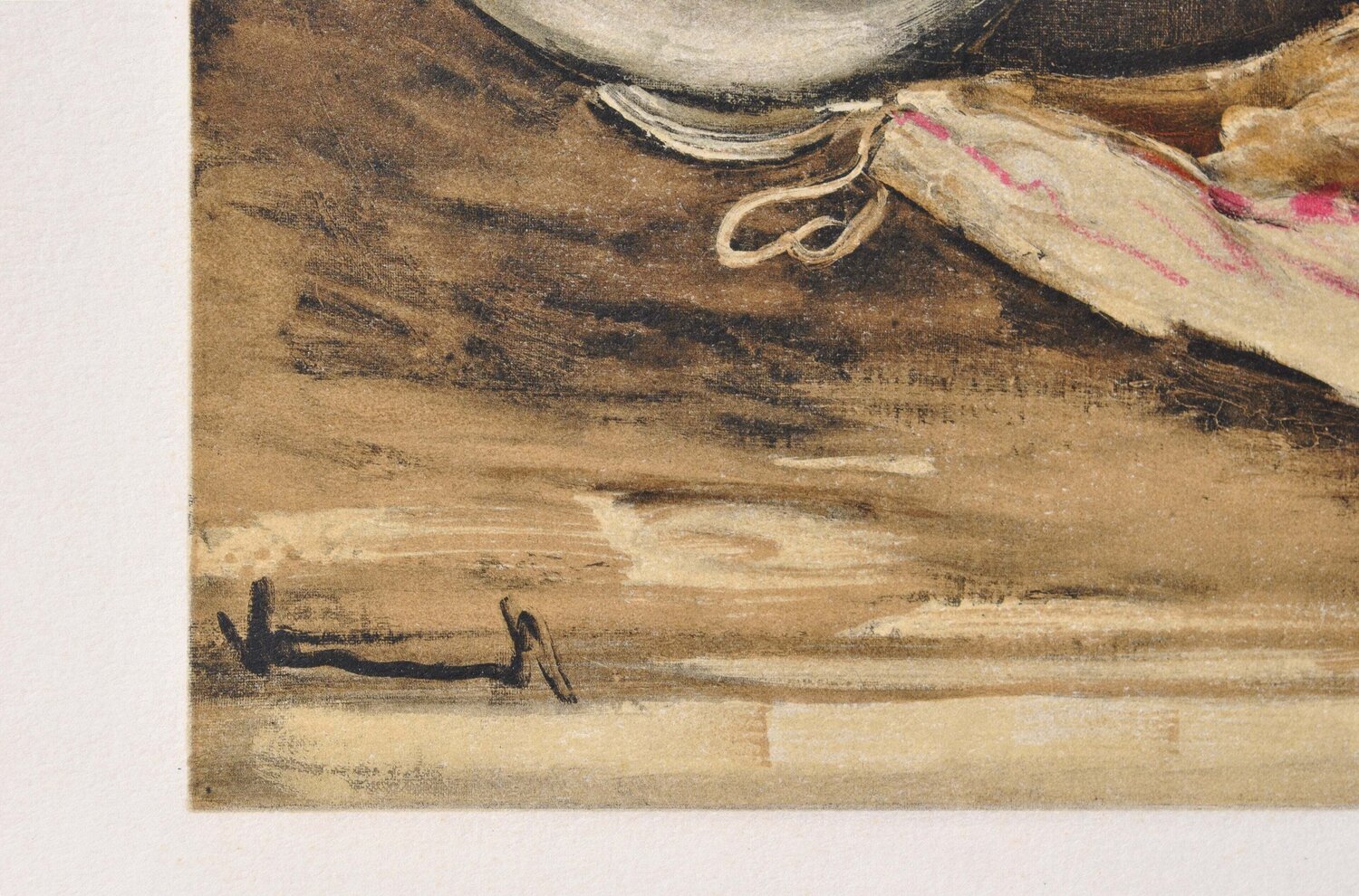 Nature morte au lard Maurice de Vlaminck