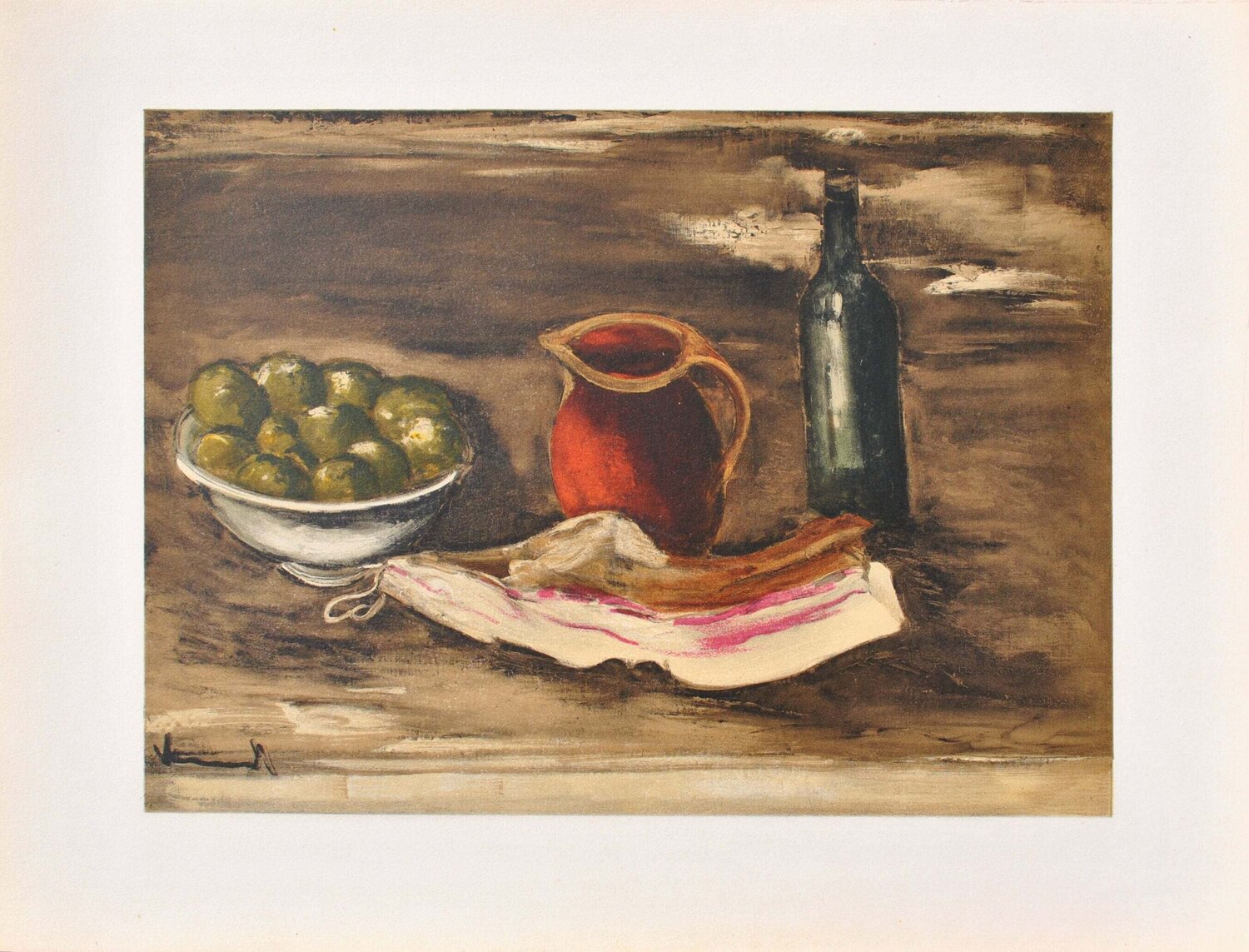 Nature morte au lard Maurice de Vlaminck Impresión en venta
