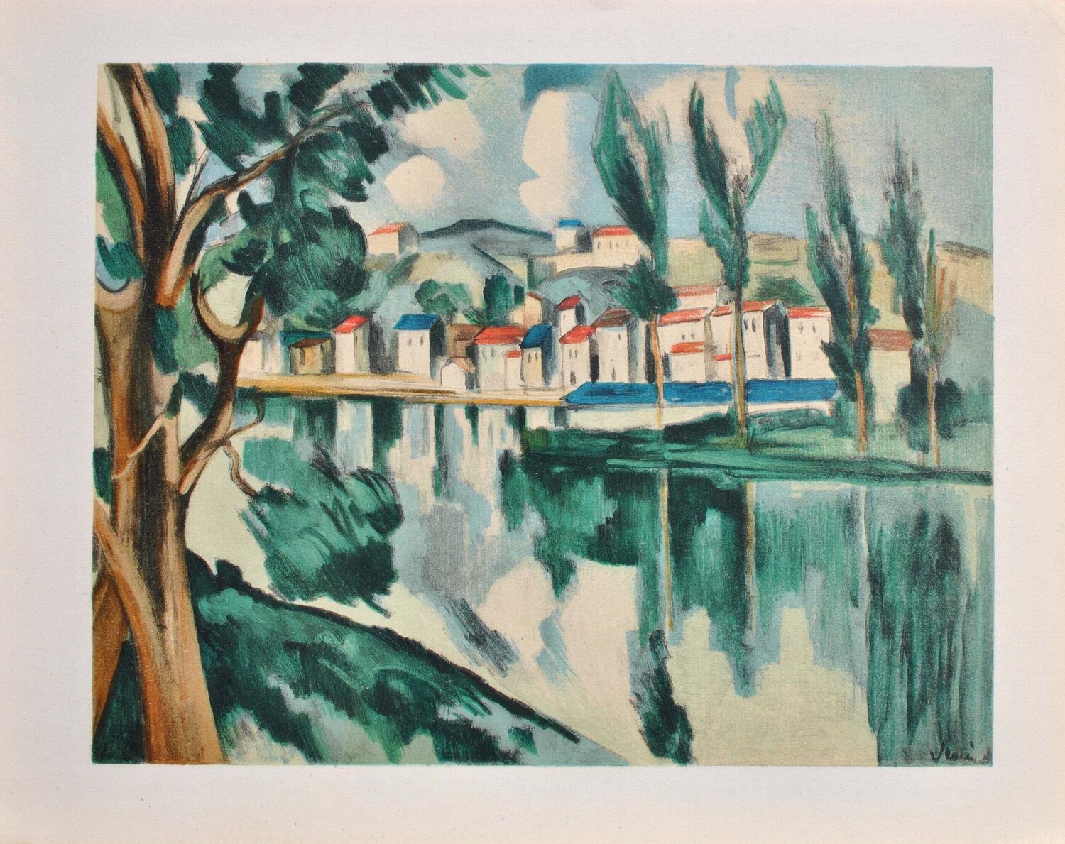 La Seine à Chatou Maurice de Vlaminck Impresión en venta