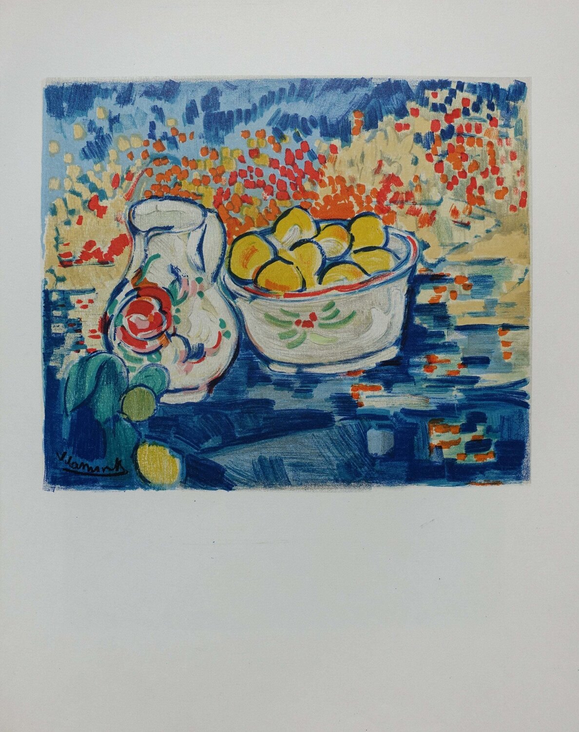 Nature morte aux fruits Maurice de Vlaminck Édition à vendre