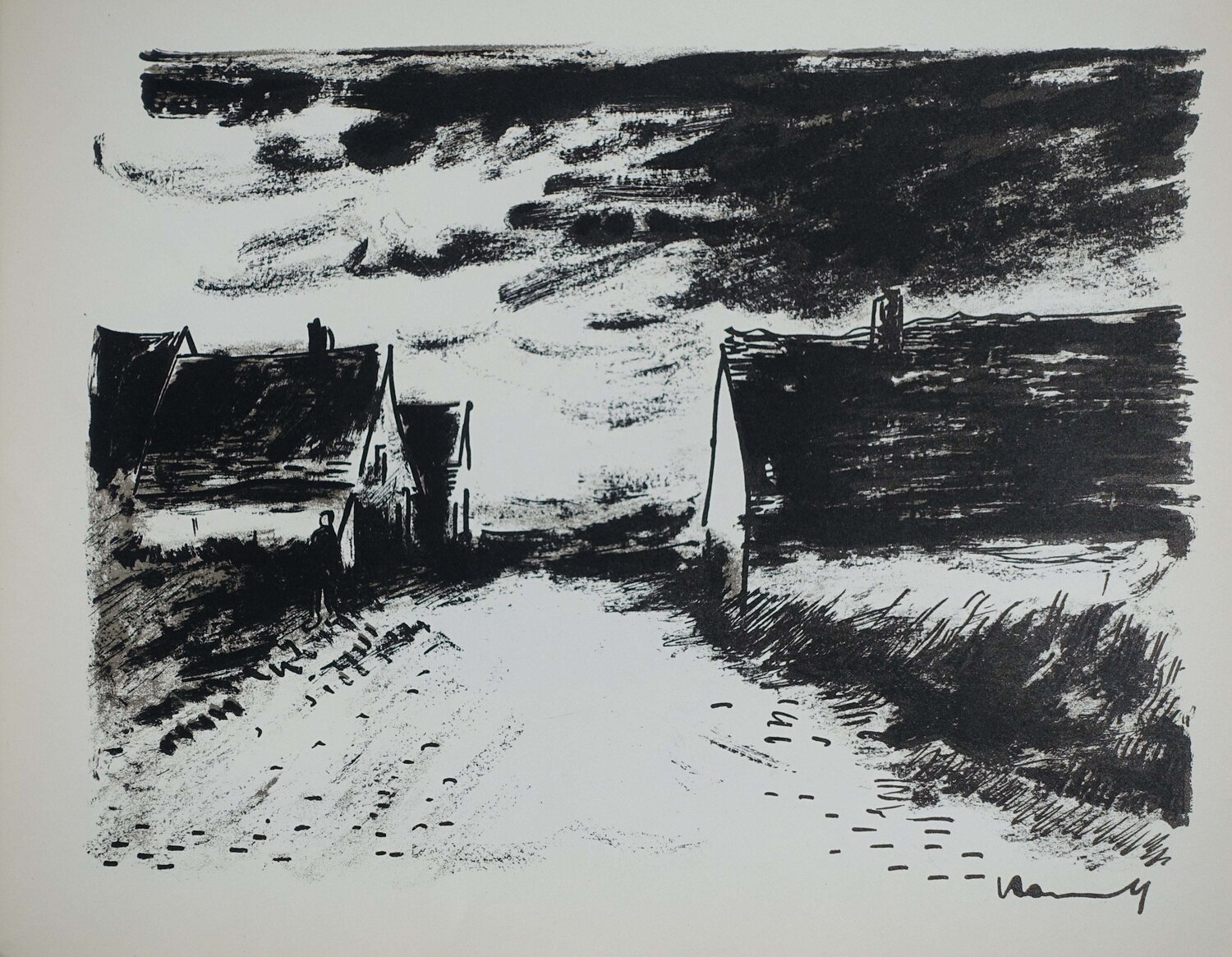 Maisons dans la Beauce Maurice de Vlaminck Print for sale